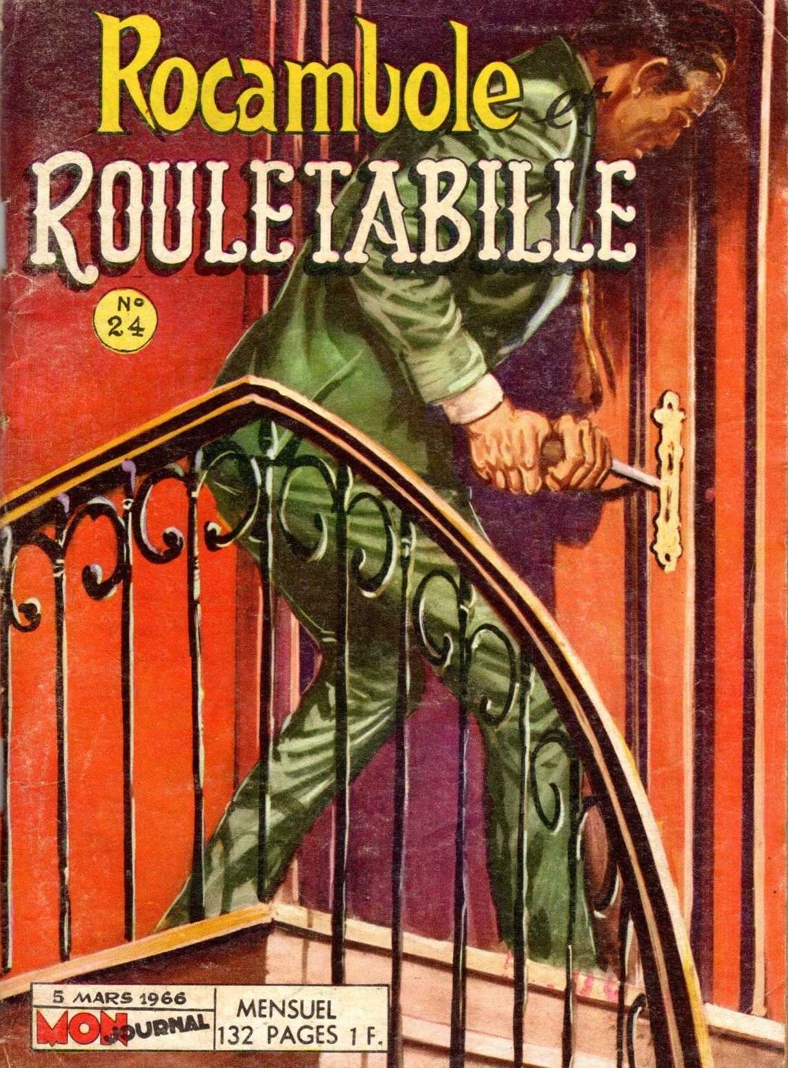 Scan de la Couverture Rocambole et Rouletabille n 24